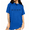 Blue, variant on Women's Uncluttered Heart Plain Letter Cross Minimal Easter Redeeming Spiritual Saying Graphic Short Sleeve Crewneck Green Tops