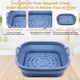 thumbnail image 5 of Forro de Silicona para Olla de Air Fryer Reutilizable, Inserto de Canasta Antiadherente, Ajusta para Freidoras de 5QT, Resistente al Calor hasta 450°F, Seguro para Lavavajillas Azul 8.2 pulgadas, 5 of 6