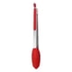 thumbnail image 2 of Pinzas de Acero Inoxidable con Puntas de Silicona, Resistente Al Calor, Antideslizante, Pinza pa Freír, Diseño de Bloqueo, Utensilio 12 pulgadas rojo Sunnimix Pinzas de cocina, 2 of 8