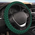 thumbnail image 4 of Kdxio Mint Bird Feathers Print Elastic Stretch Steering Wheel Cover,Auto Steering Wheel Cover,15 Inch Anti-Slip,Warm in Winter and Cool in Summer,Fit Suvs,Vans Cars,Trucks, 4 of 5