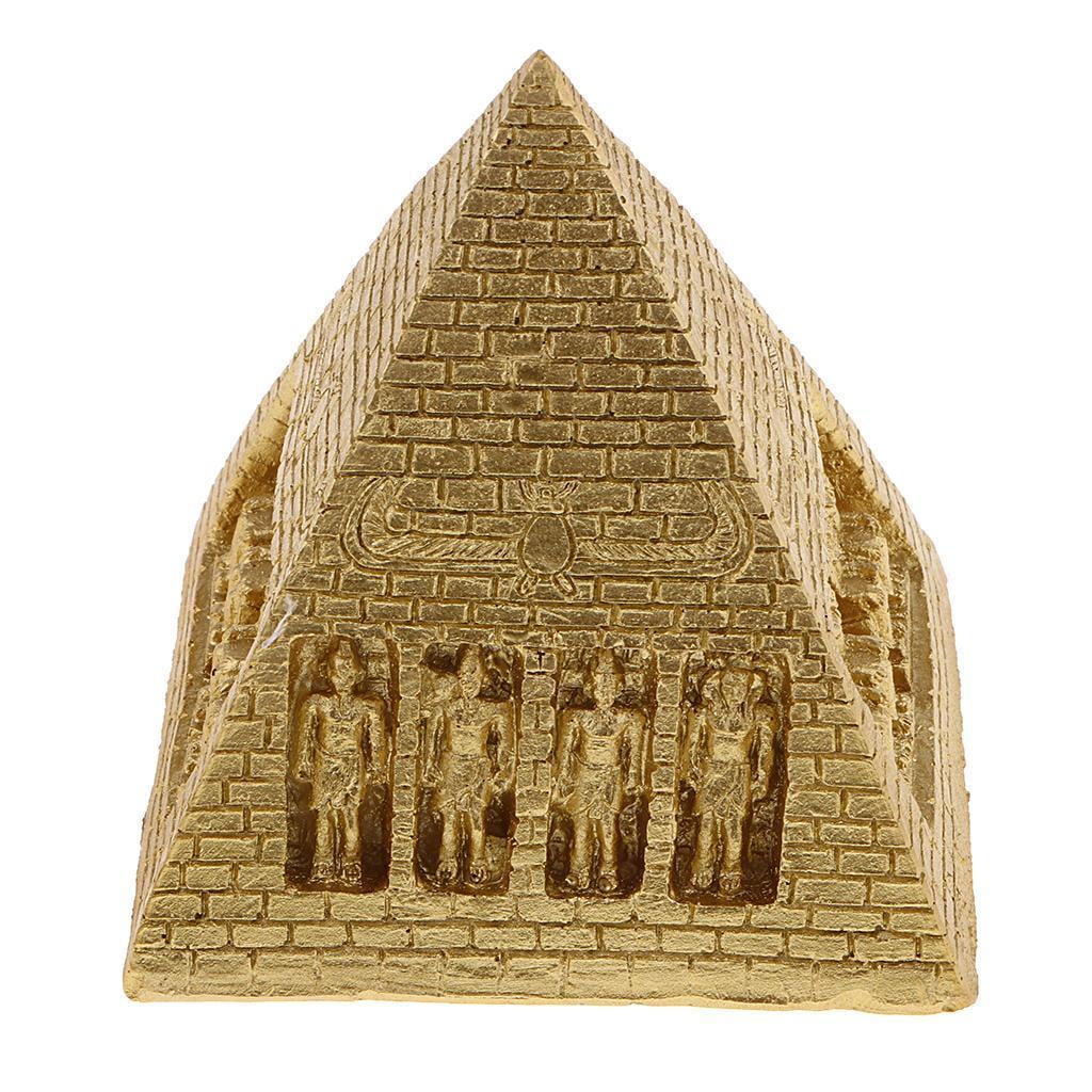 Ancient Egyptian Pyramids Figurine Khufu Pyramid Model Statue Resin Craft 