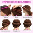thumbnail image 4 of Lazy Sleeping Foam Without Heat Curling Stick Big Wave Sponge Curling Iron Set uncharged Sponge Curling with Hair Grip, 4 of 7