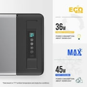 BougeRV Portable Car Refrigerator 30 Qt, 12 Volt Refrigerator Portable Freezer Compressor Cooler with -7℉~50℉ Cooling Range, 12/24V DC 110~240V AC for RV Truck Vehicle Boat Outdoor & Home Use Black