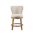 thumbnail image 3 of Stewart Upholstered 360 Degree Swivel Counter Stool 25" H, 3 of 5