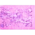 thumbnail image 1 of Ahgly Company Indoor Rectangle Abstract Pink Contemporary Area Rugs, 5' x 7', 1 of 4