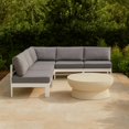 thumbnail image 2 of Meridian Furniture Nizuc Grey Outdoor Patio Modular Sectional, 2 of 8