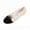 Beige, variant on Women Cap Toe Bow Ballet Flats Slip On Comfortable Footwear For Office Work Party Daily Casual Use