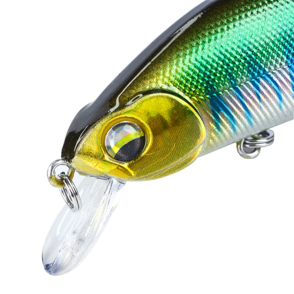 HENGJIA Fishing Lures Large Hard Bait Minnow VIB Lure with Treble Hook Life-Like Swimbait Fishing Bait Popper Crankbait Sinking Lure for Trout Bass Walleye Redfish