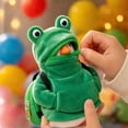 thumbnail image 5 of 7 Inch Desk Goose Outfits,Frog Hoodie Outfit Set For 7 Inch Porch Goose, Includes Mini Backpack & Skateboard, Tabletop Mini Porch Goose Statue Decor Accessory Costume, 5 of 5