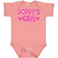 thumbnail image 3 of Inktastic Poppy's Girl Pink with Hearts Girls Baby Bodysuit, 3 of 5