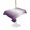 Dark Purple, variant on Outdoor Table Cloth with Umbrella Hole and Zipper, Grey Ombre Waterproof Square Tablecloth 60"x60", Gray White Gradient Modern Abstract Art Washable Table Cover for Outside Party Patio Picnic
