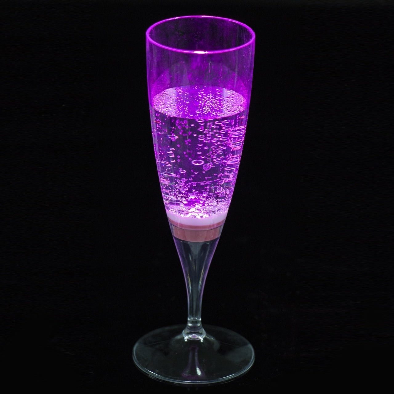 flashing light wine glass