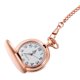 thumbnail image 1 of 1PC Retro Two-faced Smooth Pocket Watch Alloy Classic Delicate Quartz Pocket Watch (Rose Gold), 1 of 2