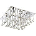 thumbnail image 4 of Quoizel Bordeaux Extra Large Crystal Flush Mount in Polished Chrome, 4 of 5