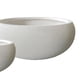 thumbnail image 4 of Set de macetas Benzara Keyan de resina blanca, moderno, 3 unidades, 4 of 5