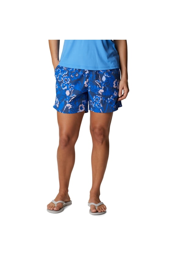Women's Super Backcast Water Short, Blue Macaw/Flourish Print, Small