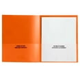thumbnail image 2 of School Smart Take Home Heavy-Duty Folder, Orange, Pack of 24, 2 of 7