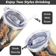 thumbnail image 4 of 40 Oz Borther Tumbler with Handle and Straw, To My Brother Coffee Cups Gifts Fathers Day, Stainless Steel Brothers Cups Birthday Gift Ideas for Adult Brothers, 4 of 6