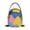 A Colorful cartoon, variant on Small Crossbody Bags for Women 15*21*8cm Leather Purses for Women Removable Strap with 3 Zipper Pocket Applicable to Birthday Gifts for Women,White Abstract Wave Leaf