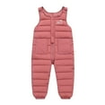 thumbnail image 4 of Odeerbi Toddler Boys Girls Clothes Winter Jumpsuit Baby Romper Children's Winter Down Cotton Pants Infants Openable Thickening Jumpsuit Pink 5-6 Years, 4 of 6
