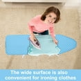 thumbnail image 5 of Aqmeifen 42" Folding Ironing Board, Full Size, with Heat-Resistant Cover, Height Adjustable, Blue, 5 of 7