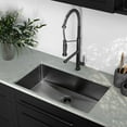thumbnail image 2 of Swiss Madison Rivage 32 x 19 Stainless Steel, Single Basin, Undermount Kitchen Sink, Black, 2 of 12