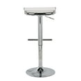 thumbnail image 5 of Mirage Ale Contemporary Adjustable Bar Stool In Chrome And White Mesh, 5 of 7