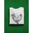 thumbnail image 3 of Farm Animal, Rooster Sweatshirt Men -Image by Shutterstock, Male Small, 3 of 4