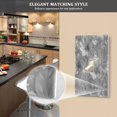 thumbnail image 5 of Light Switch Cover Switch Plate Outlet Cover Plug Cover for Electrical Duplex Outlets Silver Metal Flower Pattern, 5 of 6