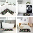 thumbnail image 3 of Flowers Floral Cactus Kitchen Mat Set of 2, Non-Slip Kitchen Rug for Floor, Waterproof Sink Carpet for Home, Office, Laundry, 3 of 6