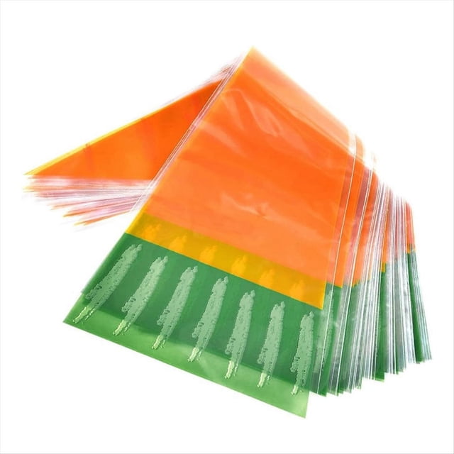 Bolsas de Golosinas en Forma Cono con Estampado Zanahoria Navideña Pascua Regalos Triangulares