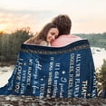 thumbnail image 3 of Gifts for Husband Blanket 60"x50", Husband Gifts, Husband Birthday Gift, Anniversary Wedding Gifts for Husband, Birthday Gifts for Husband,Unique Husband Gifts from Wife,Best Husband Ever Gift, 3 of 6