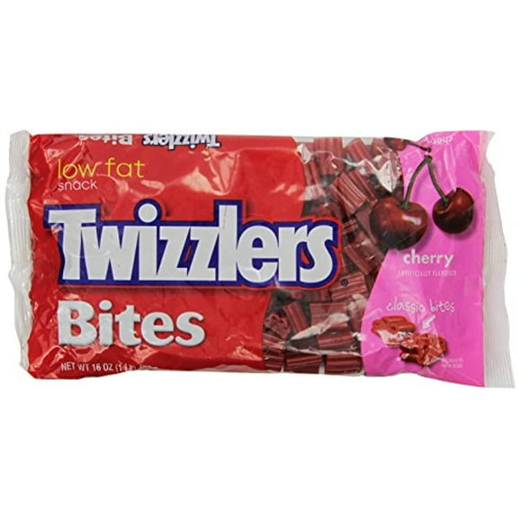 Twizzlers Licorice Candy, Cherry, 16 Ounce (Pack Of 6)