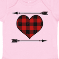 thumbnail image 4 of Inktastic Buffalo Plaid Valentines Day Heart Boys or Girls Baby Bodysuit, 4 of 5