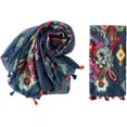thumbnail image 3 of HSHDLDF Foulards Légères pour Femmes, Mode, à Imprimé Floral, Hiver Automne, Chaudes, Foulard Châle, 3 of 4