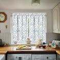 thumbnail image 5 of Farmhouse Kitchen Curtains 36 Inch Length Country Window Curtain Over Sink Rustic Small Short Tier for Bathroom Cafe Rod Pocket (2 Panels, 27.5" W x 36" L), 5 of 6
