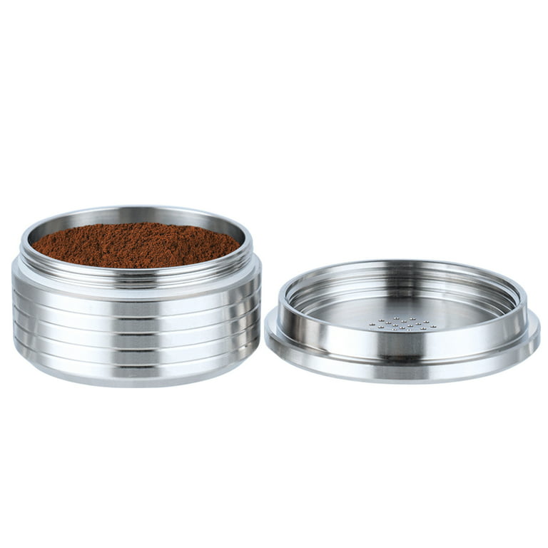 IKAYAA Stainless Steel Reusable Coffee Capsules Reusable Coffee Capsule Cup  Filter Compatible with Delta Q 