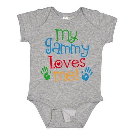 

Inktastic My Gammy Loves Me Boys or Girls Baby Bodysuit