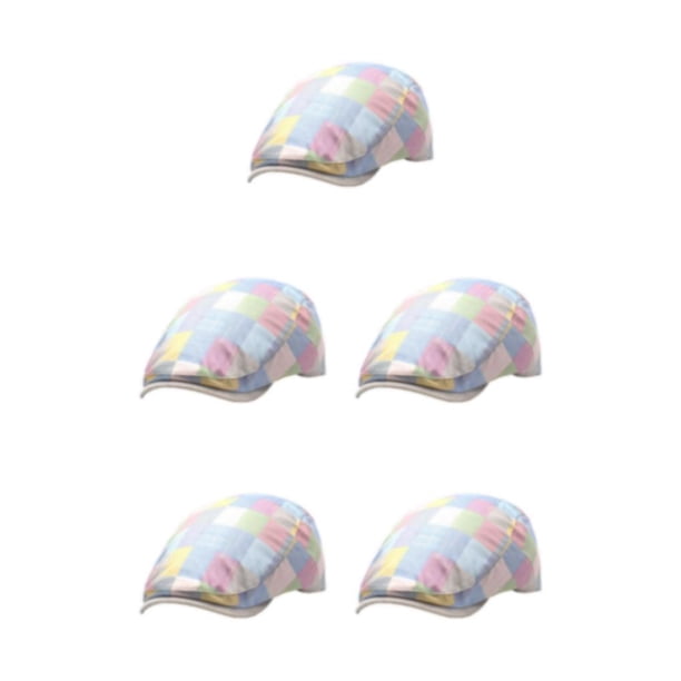 Gorras a cuadros Sonducket para hombres y mujeres, Boinas clásicas, tipo 2 NO2