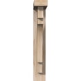 thumbnail image 2 of Ekena Millwork 3 1/2"W x 14"D x 22"H Merced Block Smooth Bracket w/ Offset Brace, Douglas Fir, 2 of 25