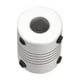 thumbnail image 5 of Acoplamiento de Eje de Aleación de Aluminio de 8mm a 8mm Conector Flexible Motor L25xD19 5pcs, 5 of 6