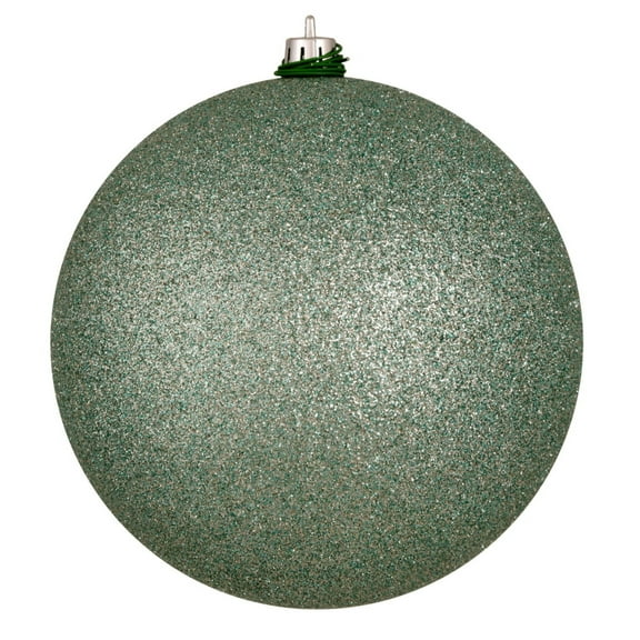 Vickerman 2.75" Frosty Mint Glitter Ball Ornament, 12 per Bag