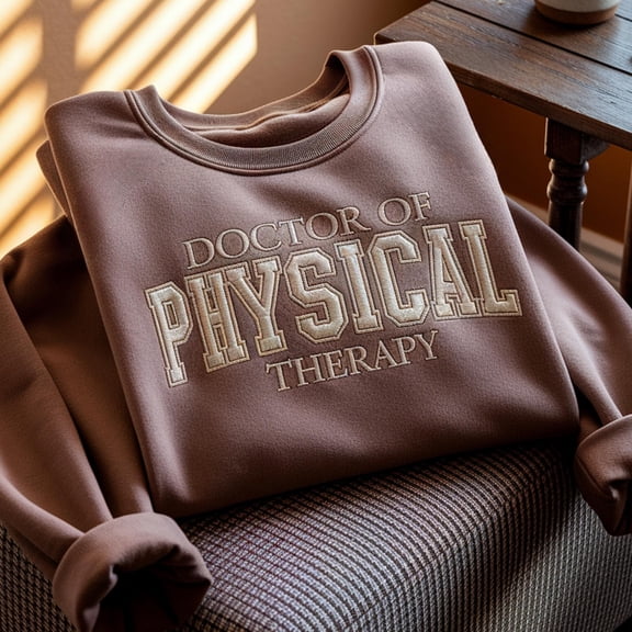 Embroidered Doctor of Physical Therapy Sweatshirt | DPT Gift