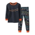thumbnail image 3 of WIBACKER 2-7 Years Toddler and Little Boys' Long Sleeve Top and Pants Snug Fit 100% Cotton 2 Piece Pajama Set - Crocodile, 3 of 7