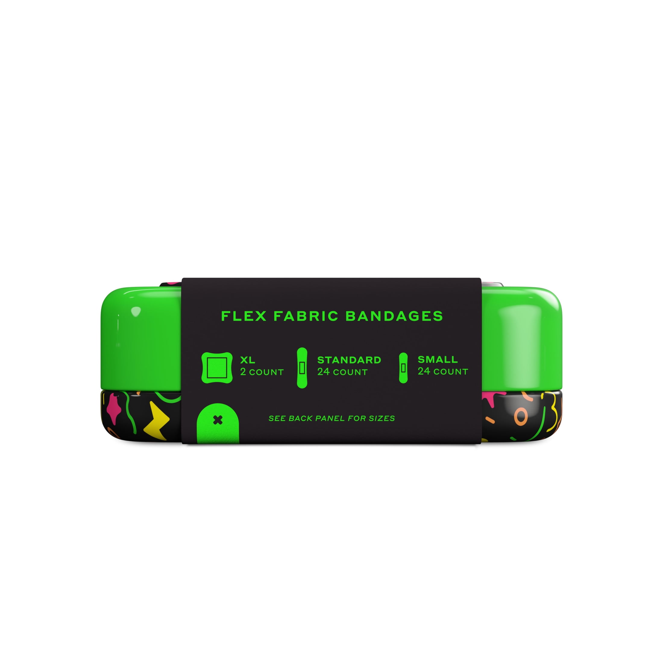 (3 pack) Welly Glow in the Dark Flex Fabric Bandages 50ct