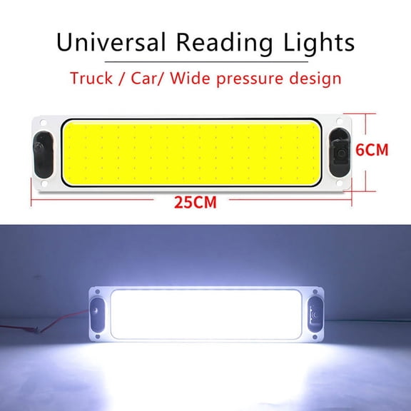 12V 24V Bulb LED COB Strip Diode Truck Lamp for Auto Car Bulbs Reading LightsWL