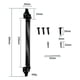 thumbnail image 2 of Tension Spring Adjustable Door Closer Automatic Door Closer Bar Door Closer Gate Springs Door Close, 2 of 5