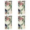 thumbnail image 3 of Saro Lifestyle Pinecones and Birds Table Napkin (Set of 4), 3 of 4