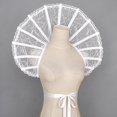 thumbnail image 6 of Detachable Ruffle Collar Halloween Gothic Accessory for Women Men Cosplay Party Dress Up Style, 6 of 6