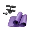 thumbnail image 1 of jinwen Sit Up Bar Floor, Portable Sit Up Exercise Equipment with Strong Suction Cup and Black with Rope Mat, 1 of 9